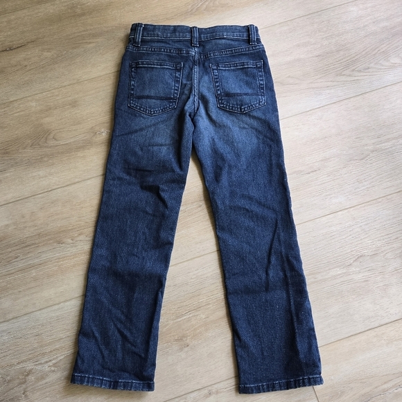 Cat & Jack Dark Wash Little Kid size 7 Adjustable Blue Jeans EUC - Picture 8 of 9